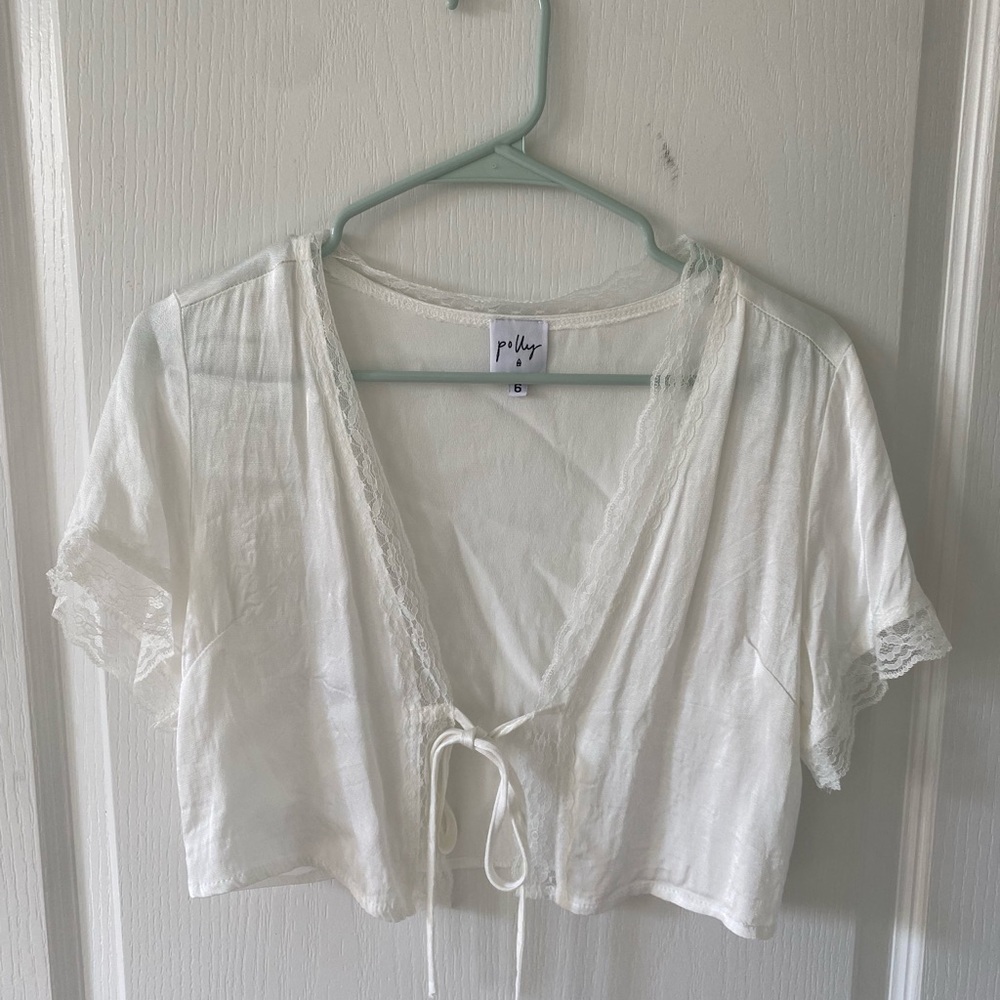 Princess Polly White Lace Top